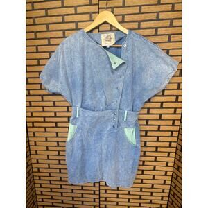 Colour sport Blue Acid Wash Dress Size 8